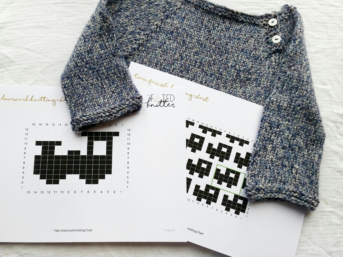 Two New Free Train Knitting Charts The Fated Knitter