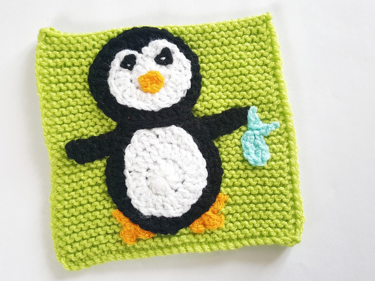 How To Crochet A Penguin Applique - The Fated Knitter how-to-crochet-a-penguin-applique-the-fated-knitter