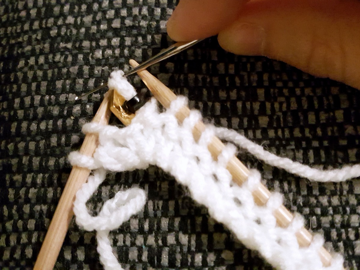 How to add Buttons WITHOUT SEWING The Fated Knitter