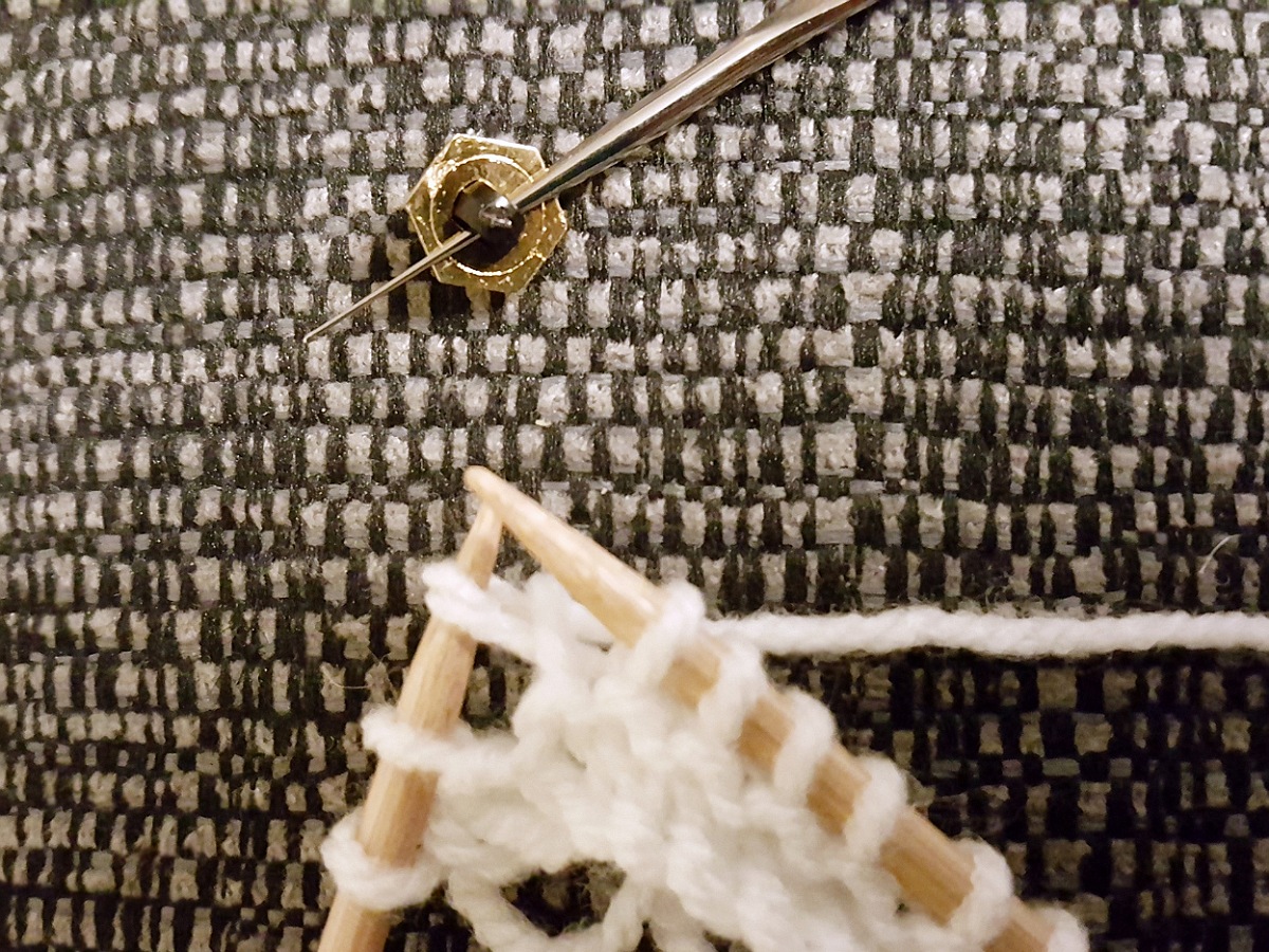 How to add Buttons WITHOUT SEWING The Fated Knitter